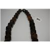 Image 5 : Vintage Amber Necklace - 31" Natural Amber, 14-Sided Polygon Beads 16-39mm