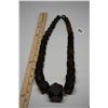 Image 7 : Vintage Amber Necklace - 31" Natural Amber, 14-Sided Polygon Beads 16-39mm
