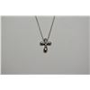 Image 1 : Tiffany & Co. Sterling Silver 16" Chain w/ Small Sterling Silver Cross, Signed Elsa Peretti (Sapin, 