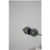 Image 2 : Vintage Jade Hat Pin (Stickpin) - 2 Jade Beads, Lapis Lazuli, 4mm Natural Pink Coral Bead