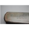 Image 3 : Sterling Silver Hairbrush - Boar Hair Bristles, Etched Monogram, 7 1/4", Circa 1900-1915