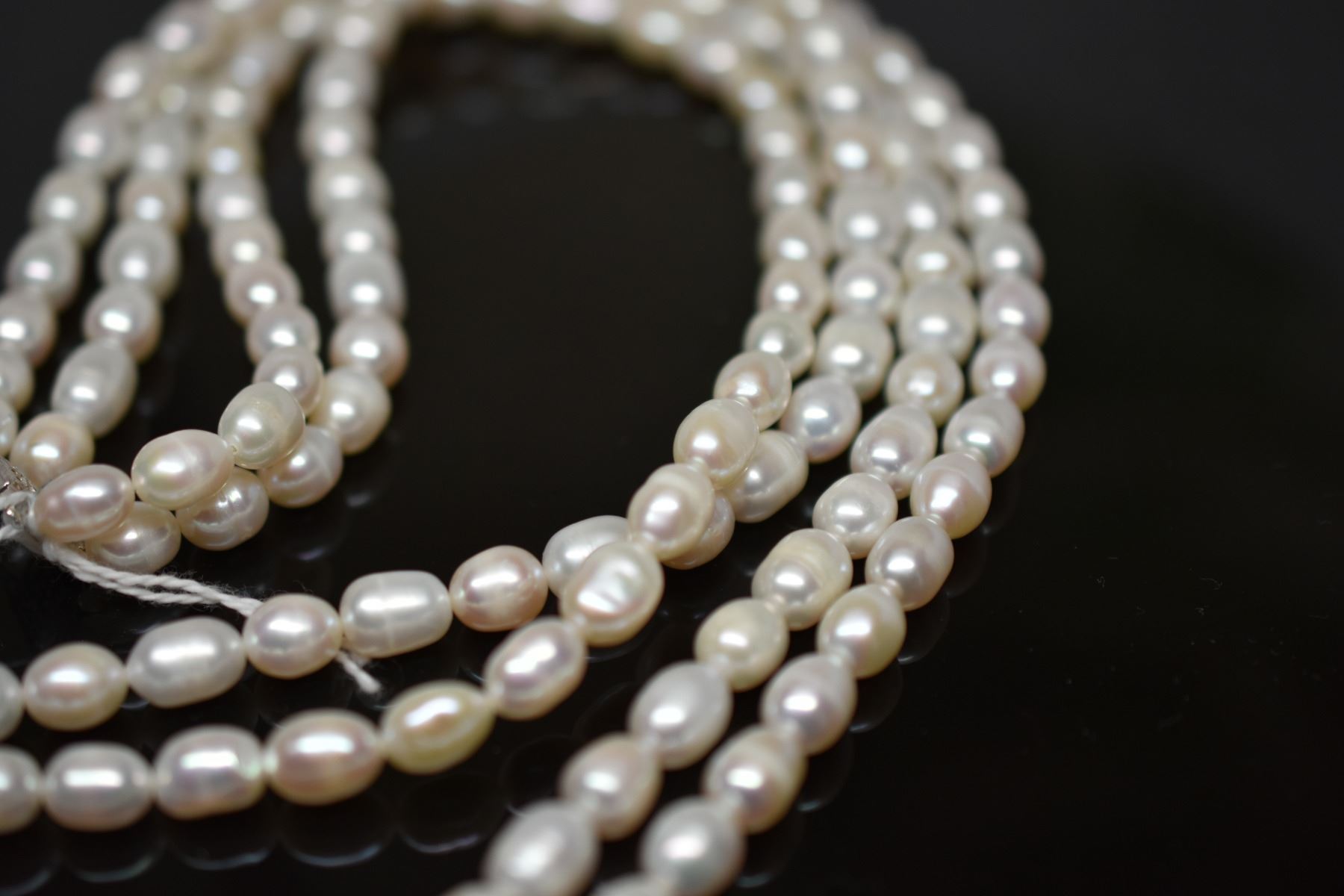Double Strand Pearl Necklace 33 1/2 Double Strand Pearl Necklace 33 1/2