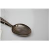 Image 2 : Sterling Infant Spoon - Etched Southwestern Motif, 3 7/8", Bent Handle