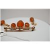 Image 8 : 10K Victorian Faceted Carnelian Earrings & Bar Pin Set - Earring 1 1/4", Pin 2 1/2"