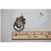Image 8 : Pear Shaped Amethyst, Topaz, Peridot Pendant 2 5/8" x 1 5/8", Oyster Shell w/ Mabe Pearl
