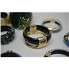 Image 8 : Qty 12 Misc. Alexis Bittar Designer Lucite Bracelets (Various Styles/Colors) and 1 Jade Bracelet