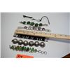 Image 8 : Qty 6 Silver Bracelets w/Various Semi-Precious Stones (Amethysts, Citrine, etc.)
