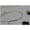 Image 11 : Misc. Jewelry: Necklaces, Earrings, Pendants (Semi-Precious Stones: Opals, Smoky Topaz)