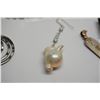 Image 3 : Misc. Jewelry: Necklaces, Earrings, Pendants (Semi-Precious Stones: Opals, Smoky Topaz)