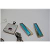 Image 8 : Misc. Jewelry: Necklaces, Earrings, Pendants (Semi-Precious Stones: Opals, Smoky Topaz)
