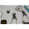 Image 9 : Misc. Jewelry: Necklaces, Earrings, Pendants (Semi-Precious Stones: Opals, Smoky Topaz)