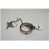 Image 2 : Tiffany & Co. Silver "X" Chain, Band Ring and Gucci Cuff Links