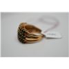 Image 2 : Triple Row Channel Set Emerald Ring, 10K Yellow Gold