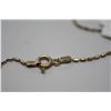 Image 4 : Barrel Bead Link Chain - Marked "Italy" on Clasp