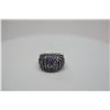 Image 1 : Amethyst Tapered Dome Cluster Ring
