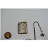 Image 8 : Misc. Items: Rings, Bookmarker, Vintage Lighter, etc.