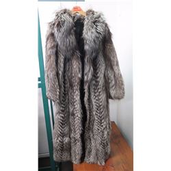 Authentic Fur Coat - Silver Fox, Full Length (Osman Ali, Finland)