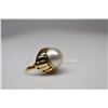 Image 2 : Mabe Pearl Ring - 16mm Cultured Mabe Pearl, 14K Yellow Gold, 7.2 g