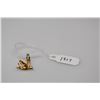 Image 2 : 14K Gold "Flying Bird" Pendant - 14K Yellow Gold, .05 g