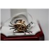 Image 2 : Crab Pendant w/Diamonds & Rubies - 2 Diamonds (.02 ct Approx. Total Wt), 6 Rubies (.08 ct Approx. To
