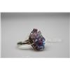 Image 2 : Amethyst Crystal Ring - 23 x16.5mm Amethyst, 925 Silver, 11.1 g