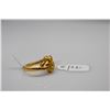 Image 2 : 24K Gold Chinese Ring w/Floral Design -  Expandable Shank, 24K Yellow Gold, 4.4 g