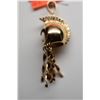 Image 2 : 14K Gold "Mahiole Helmet" Design Pendant - High Polish Finish, 14K, 15.8 g