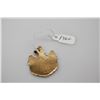 Image 2 : 14K Gold & Black Enamel Hawaiian Royal Coat­ Of-Arms Pendant w/Initialed "R", 14K Yellow Gold, 7.2 g