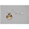 Image 1 : 14K Gold & Colored Enamel Hawaiian Royal Coat­ Of-Arms Pendant, 14K, 3.6 g