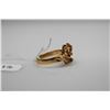 Image 2 : 14K "Hibiscus" Flower Ring - 14K Yellow Gold, 3.8 g