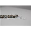 Image 2 : Aquamarine Link Bracelet - 6 3/4" L, 9 Aquamarines 5x7mm (6.75 ct), 49 Marcasites, 13.4 g