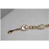 Image 2 : 14K Link Bracelet - 7 1/2" Length, 5 South Seas Cultured Pearls, 14K Gold, 17.1 g