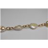 Image 3 : 14K Link Bracelet - 7 1/2" Length, 5 South Seas Cultured Pearls, 14K Gold, 17.1 g