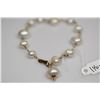 Image 2 : Pearl Bracelet with (12) 6-9mm Freshwater Pearls, Braided Wire, 14K Gold, 8.5 g