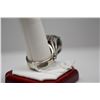 Image 8 : Black Tahitian Cultured Pearl Ring - Each w/ 17.5mm Pearl, Unmarked Silver, 17.3 g