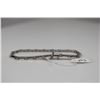 Image 2 : 14K White Gold Link Bracelet w/Diamonds - 6 7/8" Length, 19 Diamonds (.57 ct), 5.1 g