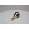 Image 8 : Tahitian Pearl Pendant 15mm w/ 14K Gold Beehive Bale