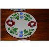 Image 8 : Vintage Lokelani China - 9 Pieces (6 Round Plates, Oval Server, Cup & Saucer)