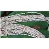 Image 8 : Niihau Shell Lei - 10 Strands, 73" Momi Ke'oke'o ("Dove Shells") & Pink Kahelelani