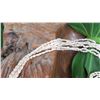 Image 8 : Niihau Shell Lei - 6 Strands, 25" Laiki Kua'ula (Off White "Rice Shells" w/Markings)
