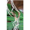 Image 8 : Niihau Shell Lei - 5 Strands, 37" Laiki Kua'ula w/Red, Burgundy, Yellow Turban Shells
