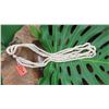 Image 2 : Niihau Shell Lei - 3 Strands, 38" Momi Ke'oke'o (White "Dove Shells"), Pikake Lei Style