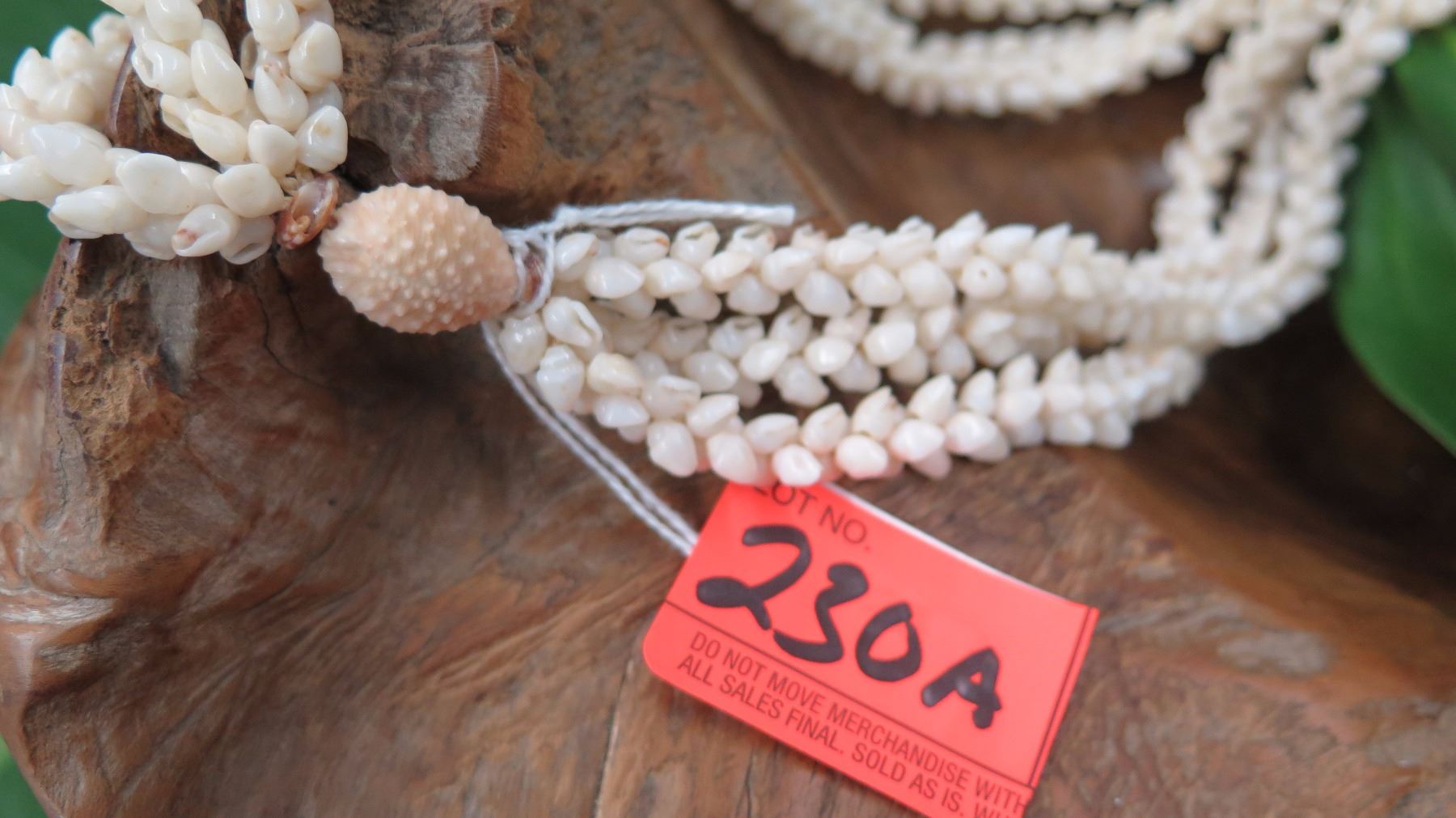 Niihau Shell Lei - 3 Strands, 38