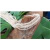 Image 8 : Niihau Shell Lei - 5 Strands, 49" Momi (Various Colors "Dove Shells"), Pikake Lei Style