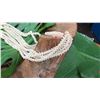 Image 8 : Niihau Shell Lei - 5 Strands, 48" Momi Kua'ula (Off White "Dove Shells")