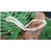 Image 8 : Niihau Shell Lei - 3 Strands, 38" Momi Uli Uli (Rare Silver-Grey/Blue "Dove Shells")