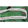 Image 8 : Niihau Shell Lei - 2 Strands, 61" Momi Ke'oke'o (White "Dove Shells"), Pikake Lei Style