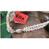 Image 2 : Niihau Shell Lei - 2 Strands, 39" Momi Onikiniki (Spotted "Dove Shells"), Pikake Lei Style