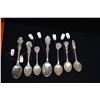 Image 2 : 7 Sterling Silver Hawaiian Motif Souvenir "Honolulu" & "Diamond Head" Spoons" (one marked H. Culman0