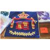 Image 2 : 5 Quilted Pillow Covers - Hand-Stitched (4 New, Non-Authentic), Blue is Custom-Made